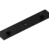 Frelan Hardware Hoxton Fanshaw Backplate For Cupboard Door Knobs (96mm c/c), Matt Black - HOX5090MB