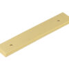 Frelan Hardware Hoxton Rushton Stepped Backplate For Cabinet Pull Handle (96mm), Satin Brass - HOX6050SB