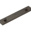 Frelan Hardware Hoxton Rushton Stepped Backplate For Cupboard Door Knobs (96mm c/c), Dark Bronze - HOX6090DB