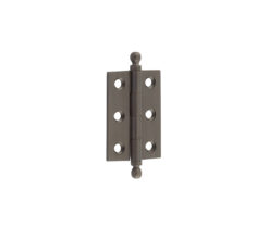 Frelan Hardware Hoxton 2 Inch Finial Cabinet Hinges, Dark Bronze - HOX800DB (sold in pairs)