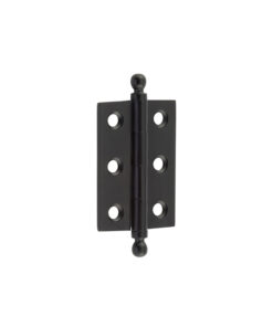 Frelan Hardware Hoxton 2 Inch Finial Cabinet Hinges, Matt Black - HOX800MB (sold in pairs)