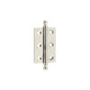Frelan Hardware Hoxton 2 Inch Finial Cabinet Hinges, Polished Nickel - HOX800PN (sold in pairs)