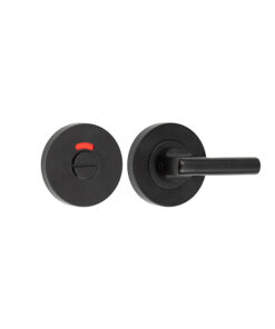 Frelan Hardware Easy Bathroom Turn & Release With Indicator (52mm x 8mm), Matt Black - JMB355