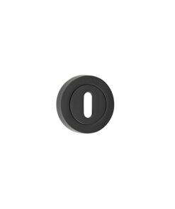 Frelan Hardware Standard Profile Escutcheon, Matt Black - JMB503