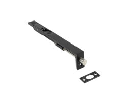 Frelan Hardware Square Lever Action Flush Bolt (200mm), Matt Black - JMB51