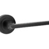 Frelan Hardware Jet Door Handles On Round Rose, Matt Black - JMB600 (sold in pairs)