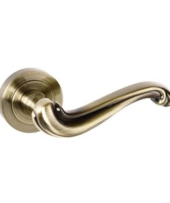 Atlantic Door Handles Old English Colchester, Antique Brass - OE-177 AB (sold in pairs)