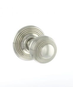 Atlantic Old English Ripon Solid Brass Reeded Mortice Knob, Polished Nickel - OE50RMKPN (sold in pairs)
