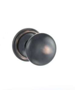 Atlantic Old English Harrogate Solid Brass Mushroom Mortice Knob, Antique Copper - OE58MMKAC (sold in pairs)