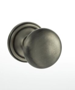 Atlantic Old English Harrogate Solid Brass Mushroom Mortice Knob, Matt Gun Metal - OE58MMKMBN (sold in pairs)