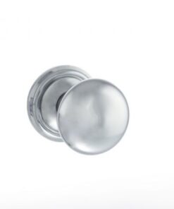 Atlantic Old English Harrogate Solid Brass Mushroom Mortice Knob, Polished Chrome - OE58MMKPC (sold in pairs)