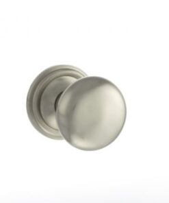 Atlantic Old English Harrogate Solid Brass Mushroom Mortice Knob, Satin Nickel - OE58MMKSN (sold in pairs)