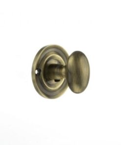 Atlantic Old English Solid Brass Bathroom Turn & Release, Antique Brass - OEOWCAB