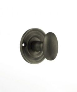 Atlantic Old English Solid Brass Bathroom Turn & Release, Matt Gun Metal - OEOWCMBN