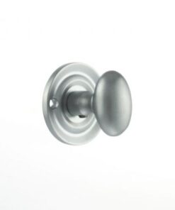 Atlantic Old English Solid Brass Bathroom Turn & Release, Satin Chrome - OEOWCSC