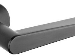 Atlantic Tupai Rapido 5S Line Torrao 5mm Slimline Designer Door Handles On Round Rose, Matt Black - T1967R5SMB (sold in pairs)
