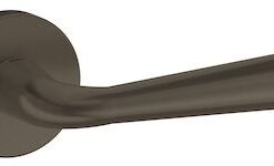 Atlantic Tupai Rapido Curvaline Adra Designer Door Handles On Round Rose, Titanium - T293RTT (sold in pairs)