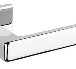 Atlantic Tupai Rapido 5S Line Portel 5mm Slimline Designer Door Handles On Square Rose, Bright Polished Chrome - T3095S5SPC (sold in pairs)