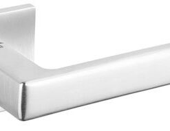 Atlantic Tupai Rapido 5S Line Portel 5mm Slimline Designer Door Handles On Square Rose, Satin Chrome - T3095S5SSC (sold in pairs)