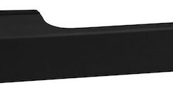 Atlantic Tupai Rapido Retaline Panela Designer Door Handles On Rectangular Rose, Matt Black - T3099LMB (sold in pairs)