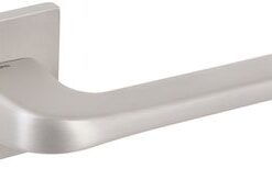 Atlantic Tupai Rapido 5S Line Canha 5mm Slimline Designer Door Handles On Square Rose, Pearl Nickel - T4007S5SPL (sold in pairs)