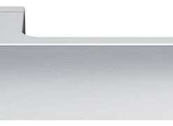 Atlantic Tupai Rapido Retaline Cartelle Designer Door Handles On Rectangular Rose, Satin Chrome - T4084LSC (sold in pairs)