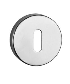 Atlantic Tupai Rapido Curva/Quadraline Round Euro Profile Escutcheon, Polished Chrome - TESCERPC (sold in pairs)