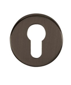 Atlantic Tupai Rapido Curva/Quadraline Round Euro Profile Escutcheon, Titanium - TESCERTT (sold in pairs)