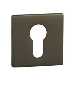 Atlantic Tupai Rapido 5S Line 5mm Slimline Square Euro Profile Escutcheon, Titanium - TESCES5STT (sold in pairs)