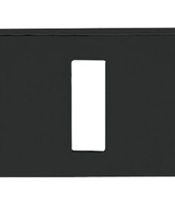Atlantic Tupai Rapido Retaline Rectangular Standard Profile Escutcheon, Matt Black - TESCKLMB (sold in pairs)