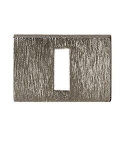 Atlantic Tupai Retaline Rectangular Standard Profile Escutcheon, Titanium - TESCKLTT (sold in pairs)