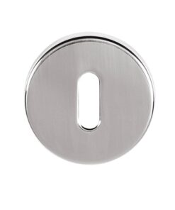 Atlantic Tupai Rapido Curva/Quadraline Round Standard Profile Escutcheon, Satin Chrome - TESCKRSC (sold in pairs)