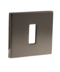Atlantic Tupai Rapido 5S Line 5mm Slimline Square Standard Profile Escutcheon, Black Satin Nickel - TESCKS5SBSN (sold in pairs)