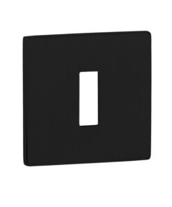 Atlantic Tupai Rapido 5S Line 5mm Slimline Square Standard Profile Escutcheon, Matt Black - TESCKS5SMB (sold in pairs)