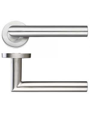 19mm Mitred Lever - Push On Rose - 52mm Dia - Grade 201