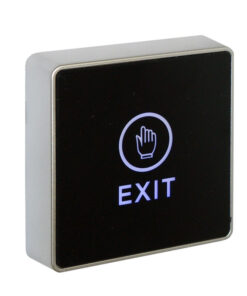 Narrow Touch Sensitive Exit Button - Black