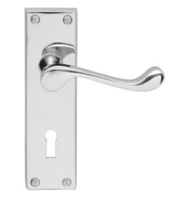 Contract Victorian Scroll Lever on Backplate