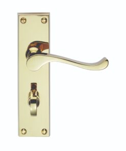 Contract Victorian Scroll Lever on Backplate