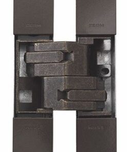 Eurospec CI001129BRO00 1129 Stars 3D Concealed Hinge 100 X 22mm Bronze Plated-Pozi Screws Not Supplied 100mm x 22mm Bronze Plated