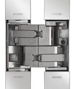 Eurospec CI001129NIK00 1129 Stars 3D Concealed Hinge 100 X 22mm Nickel Plated-Pozi Screws Not Supplied 100mm x 22mm Nickel Plated