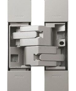Eurospec CI001129VCH00 1129 Stars 3D Concealed Hinge 100 X 22mm Ss Plated-Pozi Screws Not Supplied 100mm x 22mm Satin Stainless