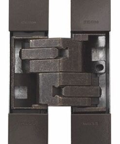Eurospec CI001130BRO00 1130 Stars 3D Concealed Hinge 134 X 24mm Bronze Plated-Pozi Screws Not Supplied 134mm x 24mm Bronze Plated