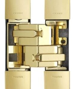 Eurospec CI001131OTT00 1131 Stars 3D Concealed Hinge 160 X 32mm Brass Plated-Pozi Screws Not Supplied 160mm x 32mm Brass Plated