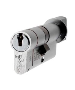 Eurospec CYA77370SC Euro Cylinder & Turn 70mm - Master Keyed - (Architectural) Satin Chrome