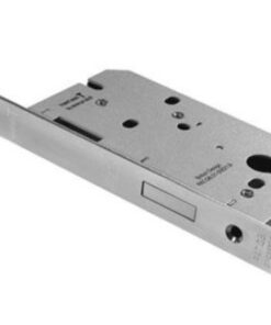 Carlisle Brass DLE0055EPSSS/R Eurospec Din Euro Profile Deadlock, Radius, Satin Stainless Steel, 55 mm
