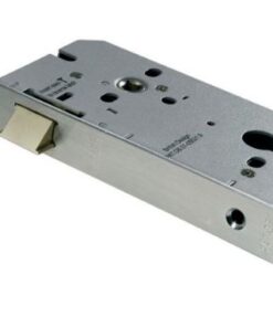 Carlisle Brass DLE7255NLSSS/R Eurospec Din Euro Profile Night Latch, Radius, Satin Stainless Steel, 55 mm
