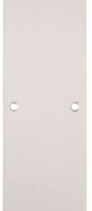 PLAIN FINGER PLATE Finish Satin Anodised Aluminium