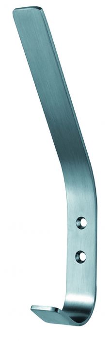 EUROSPEC HCH1013 FLAT POLISHED STAINLESS STEEL HAT & COAT HOOK