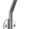 EUROSPEC HCH1014 LARGE STAINLESS STEEL HAT & COAT HOOK - SATIN
