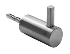 EUROSPEC HCH1017 STAINLESS STEEL COAT HOOK - SATIN
